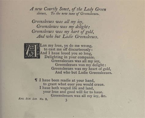 greensleeves mythology.